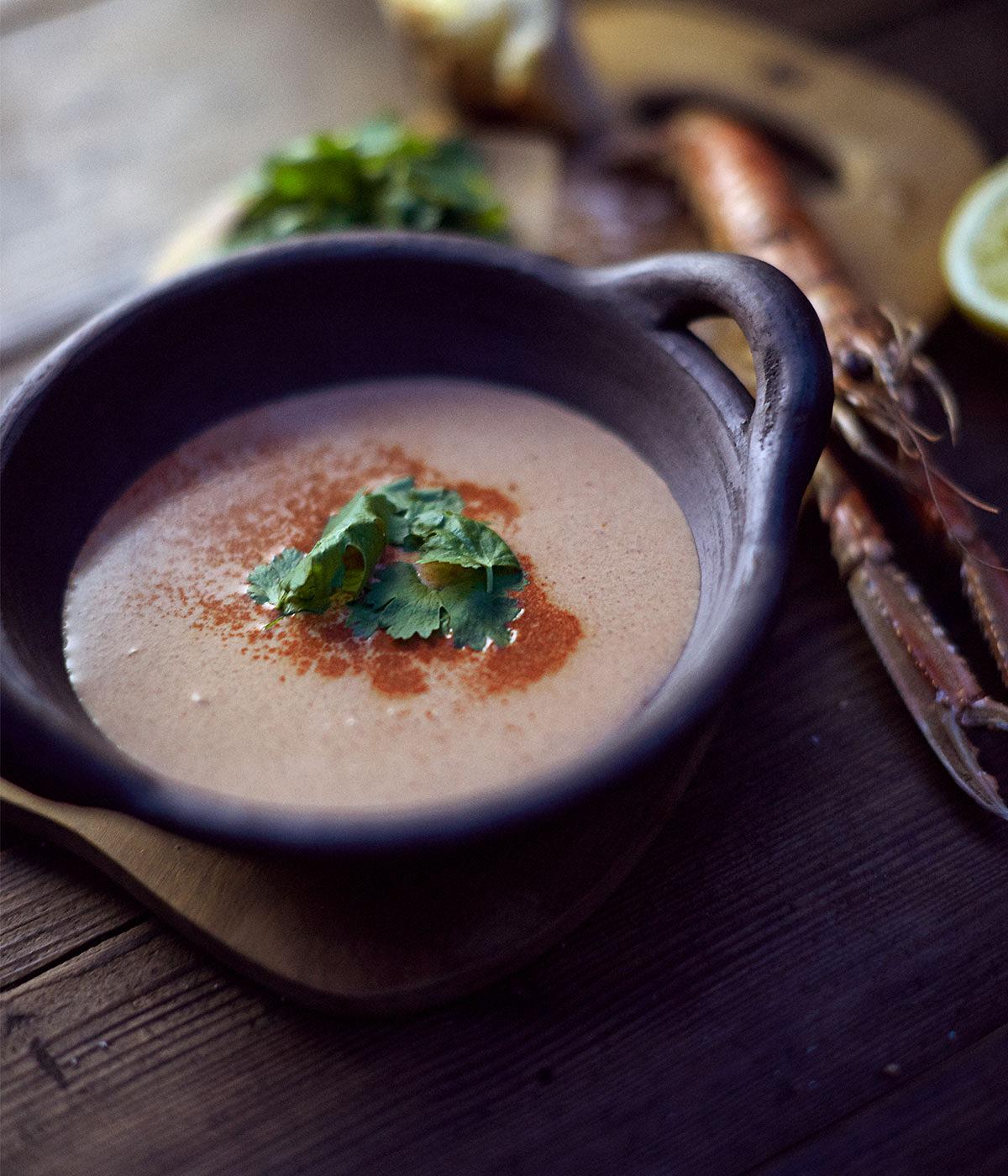 Skål m. håndtag Hazel S - Brun/Sort