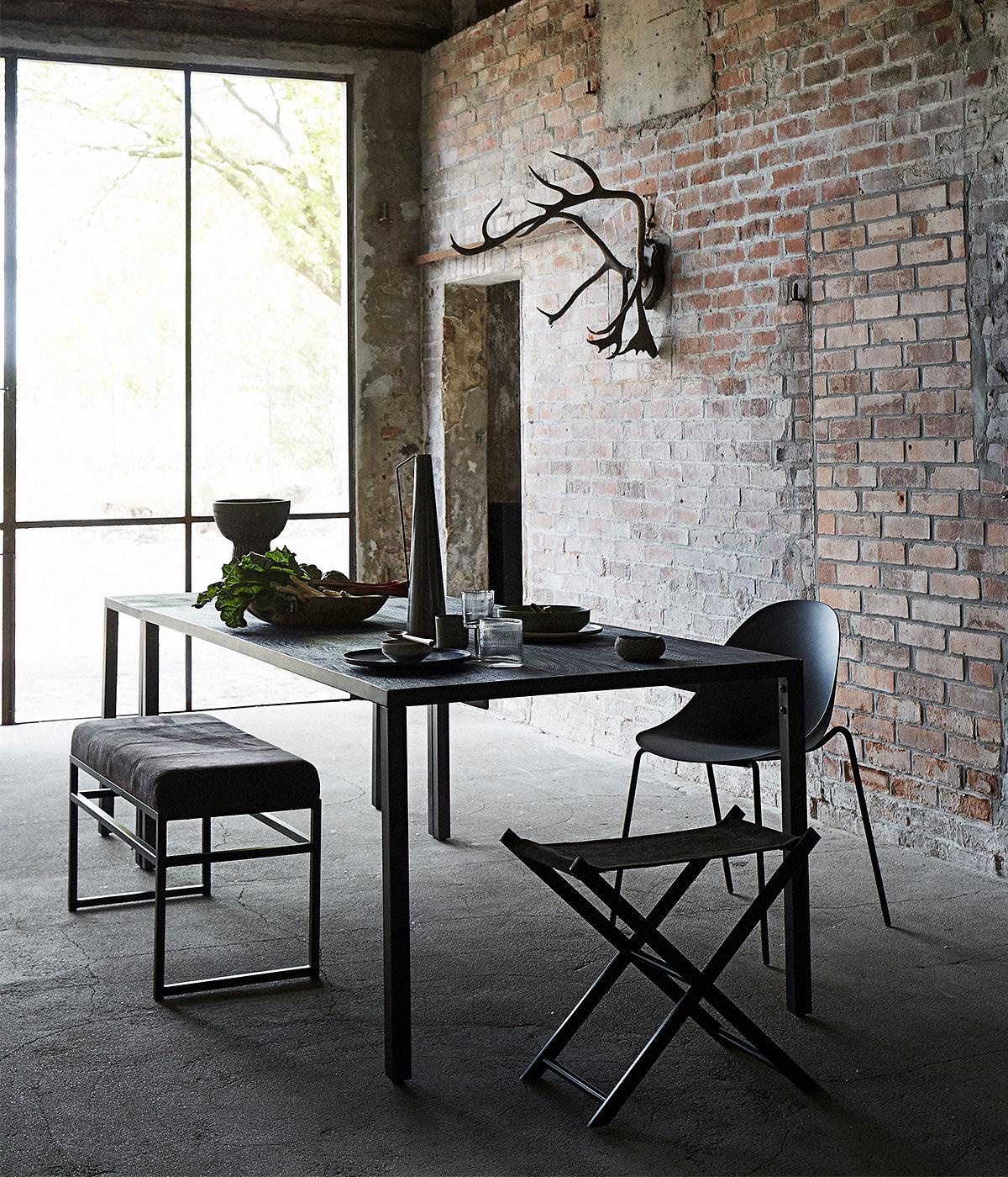 Bænk Bronx S - Sort