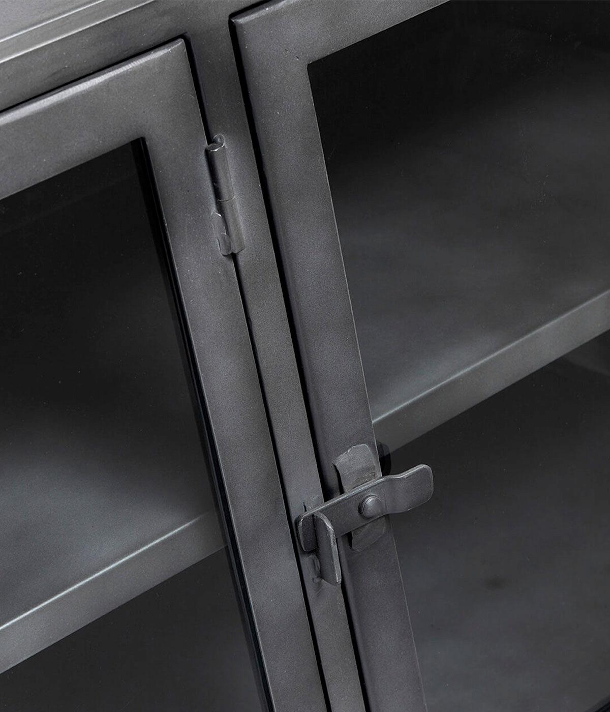 Skænk 4 døre Boston - Sort