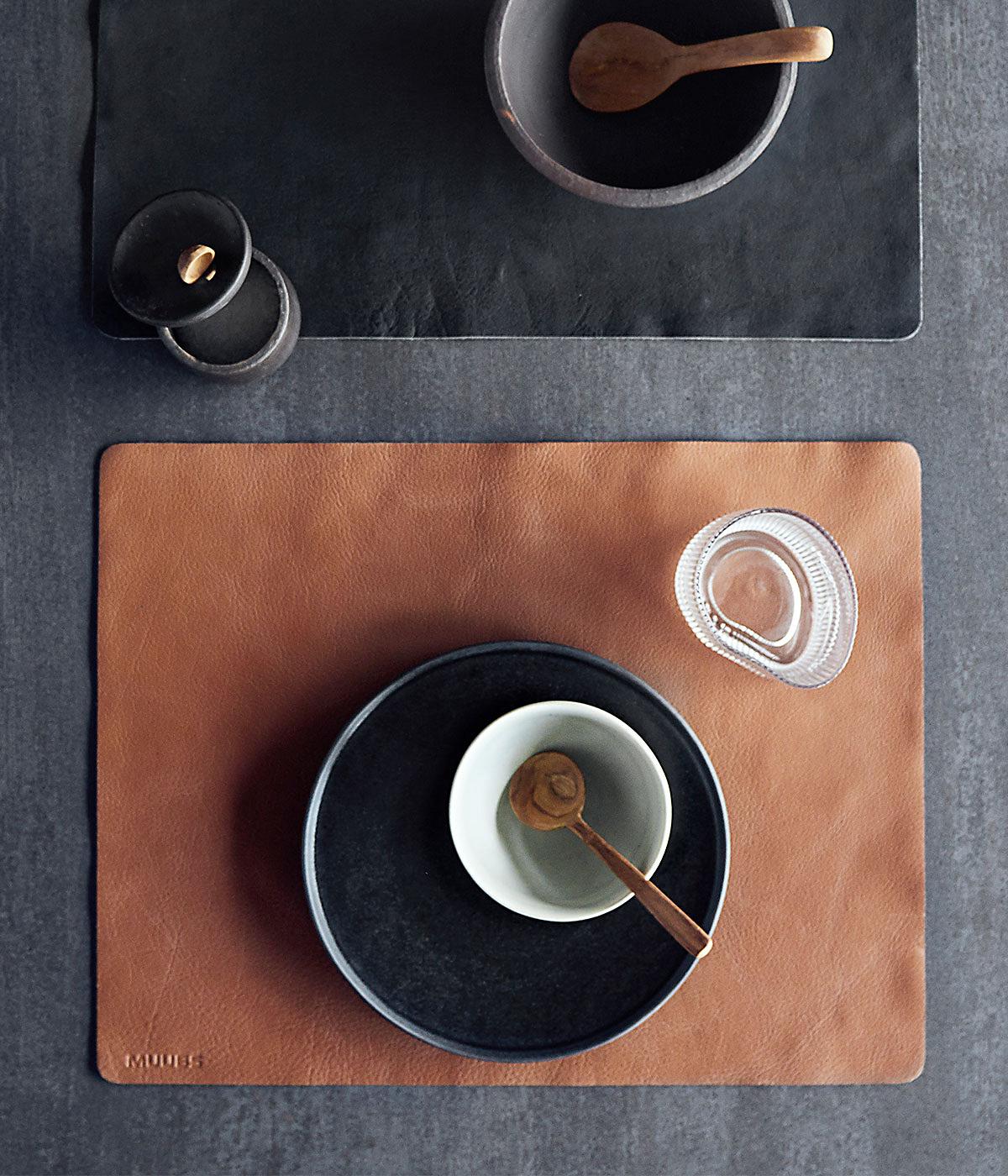 Dækkeserviet Camou - Sort