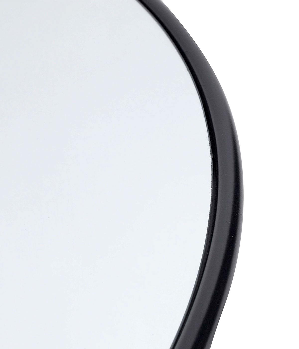 Vægspejl rundt Copenhagen S - Sort