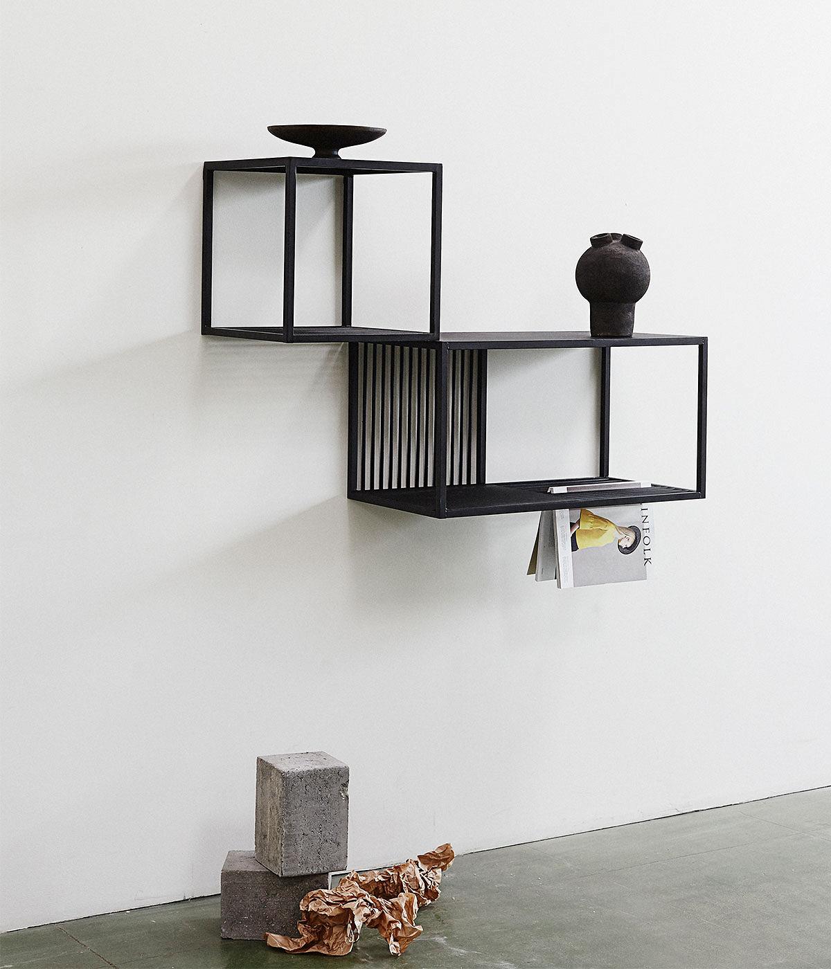 Væg Hylde Denver L - Sort