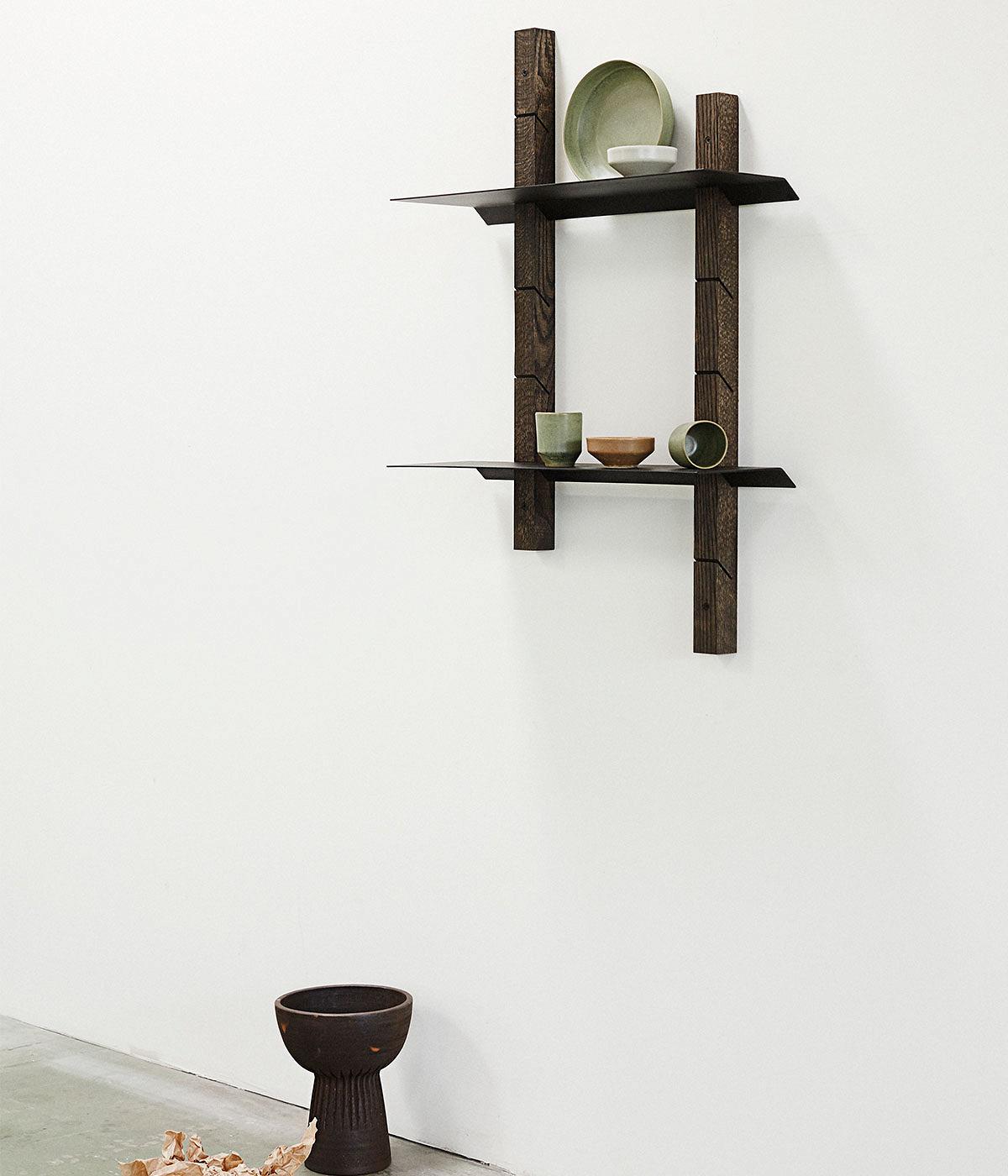 Hylde system Oaks S - Mørkbejdset