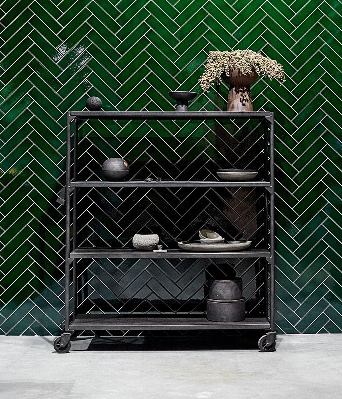 Serveringsskål  Hazel M - Brun/Sort