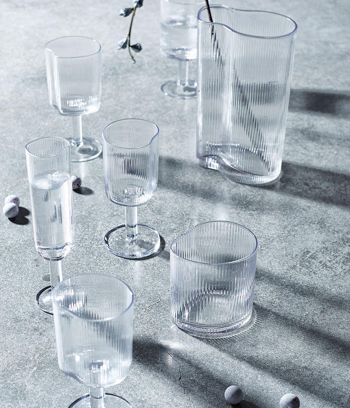 Rødvinsglas Ripe - Klar