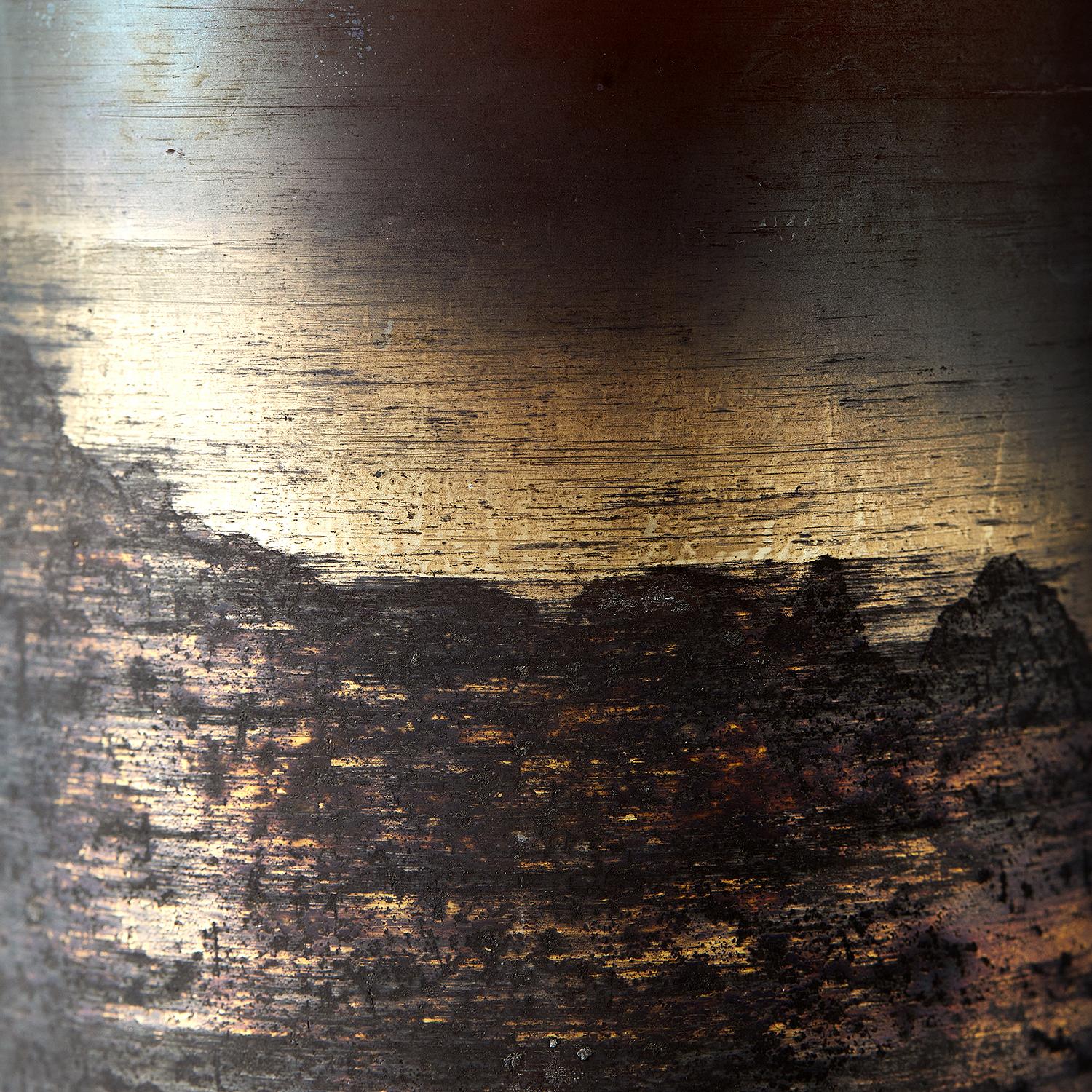 Vase Lana 25 - Brown/Gold