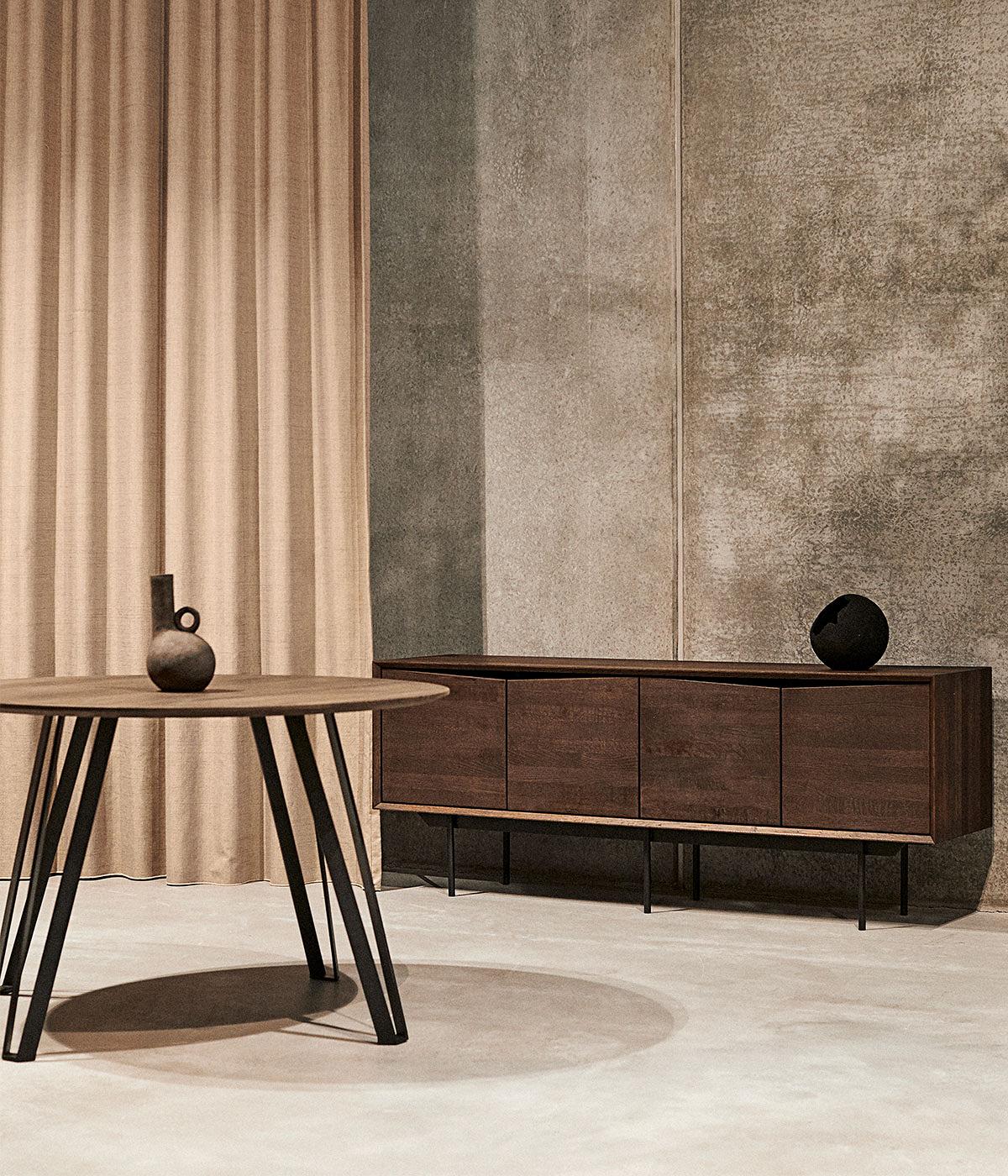 Spisebord Space Natural Ø120 - Natural oil