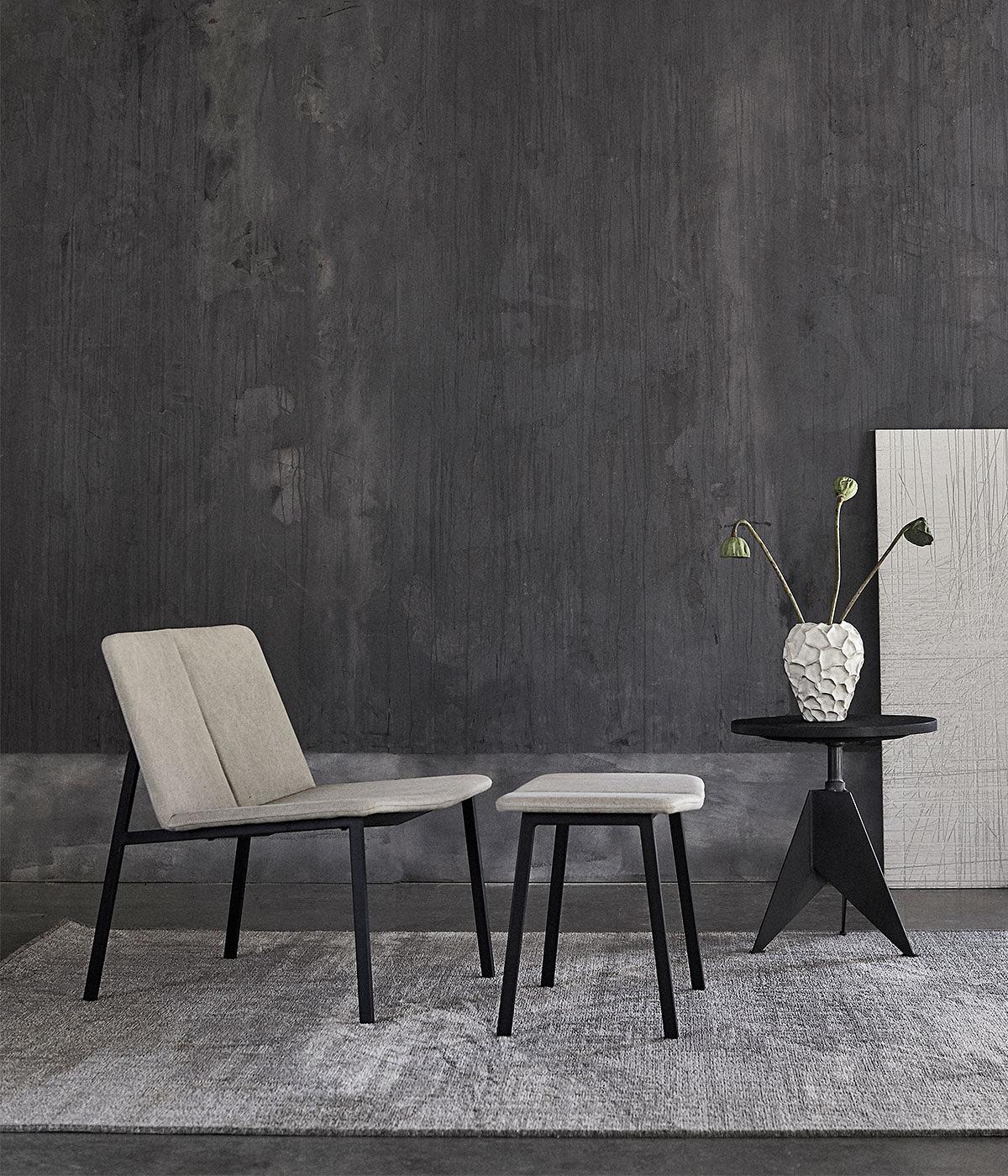 Loungestol Chamfer - Desert/Sort