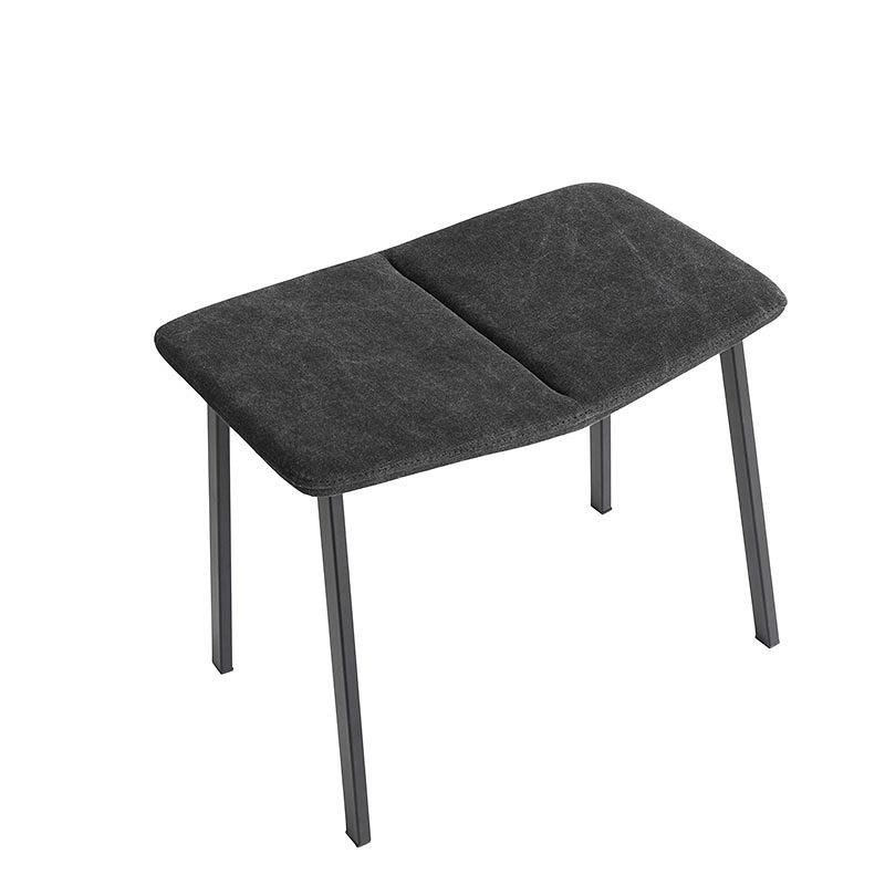 Fodskammel Chamfer Anthracite - Antracit/sort