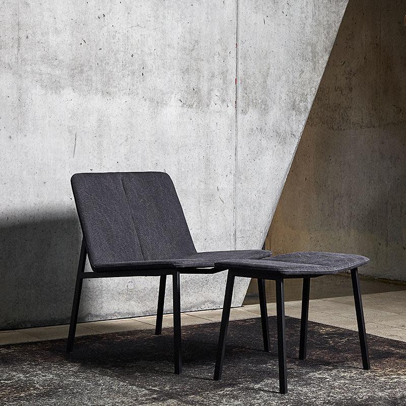 Fodskammel Chamfer Anthracite - Antracit/sort