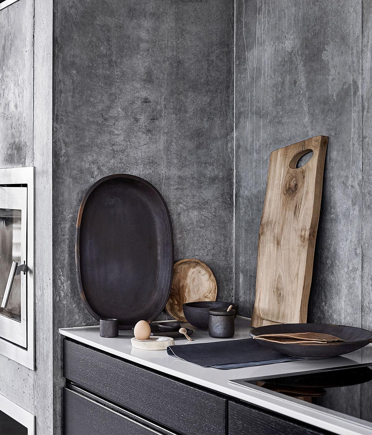 Egg cup Hazel - Brown/Black