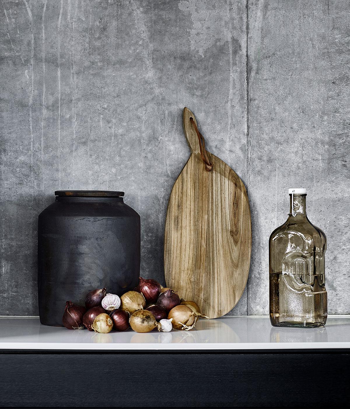 Jar w. lid Hazel - Brown/Black