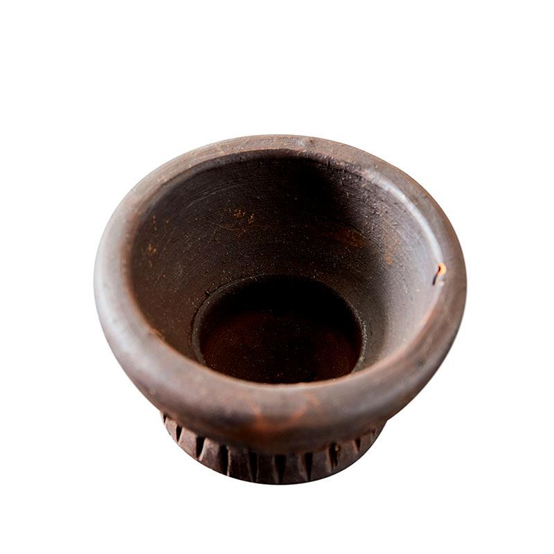 Tealight Fire - Brown/Black S/2 pcs. 