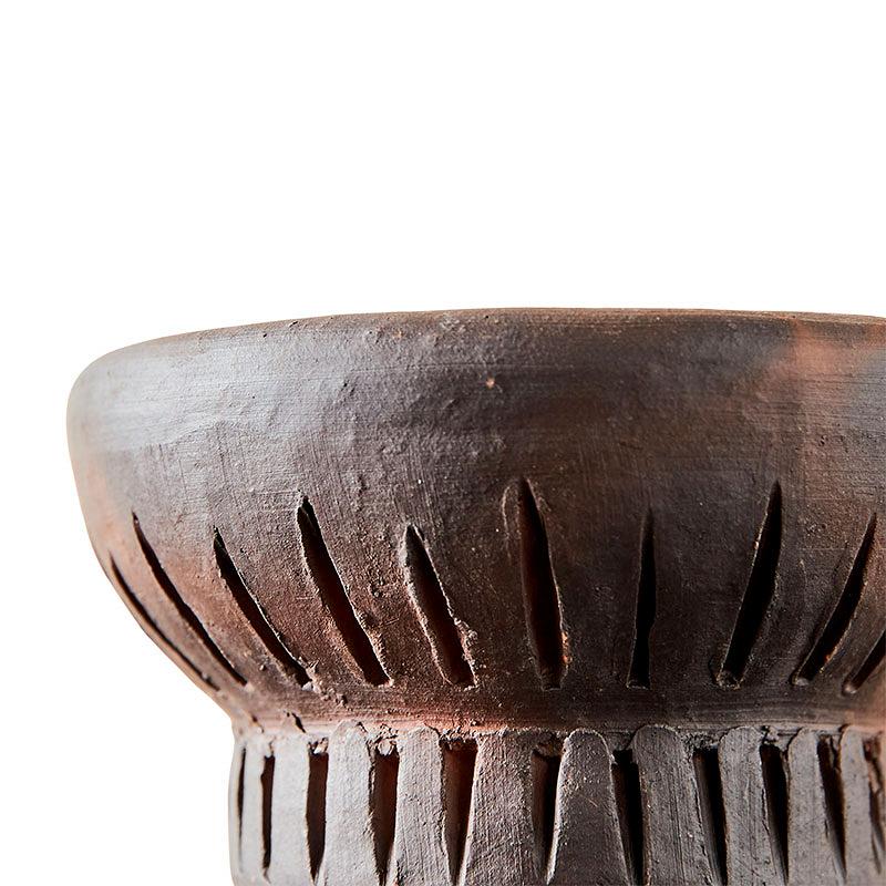 Tealight Fire - Brown/Black S/2 pcs. 