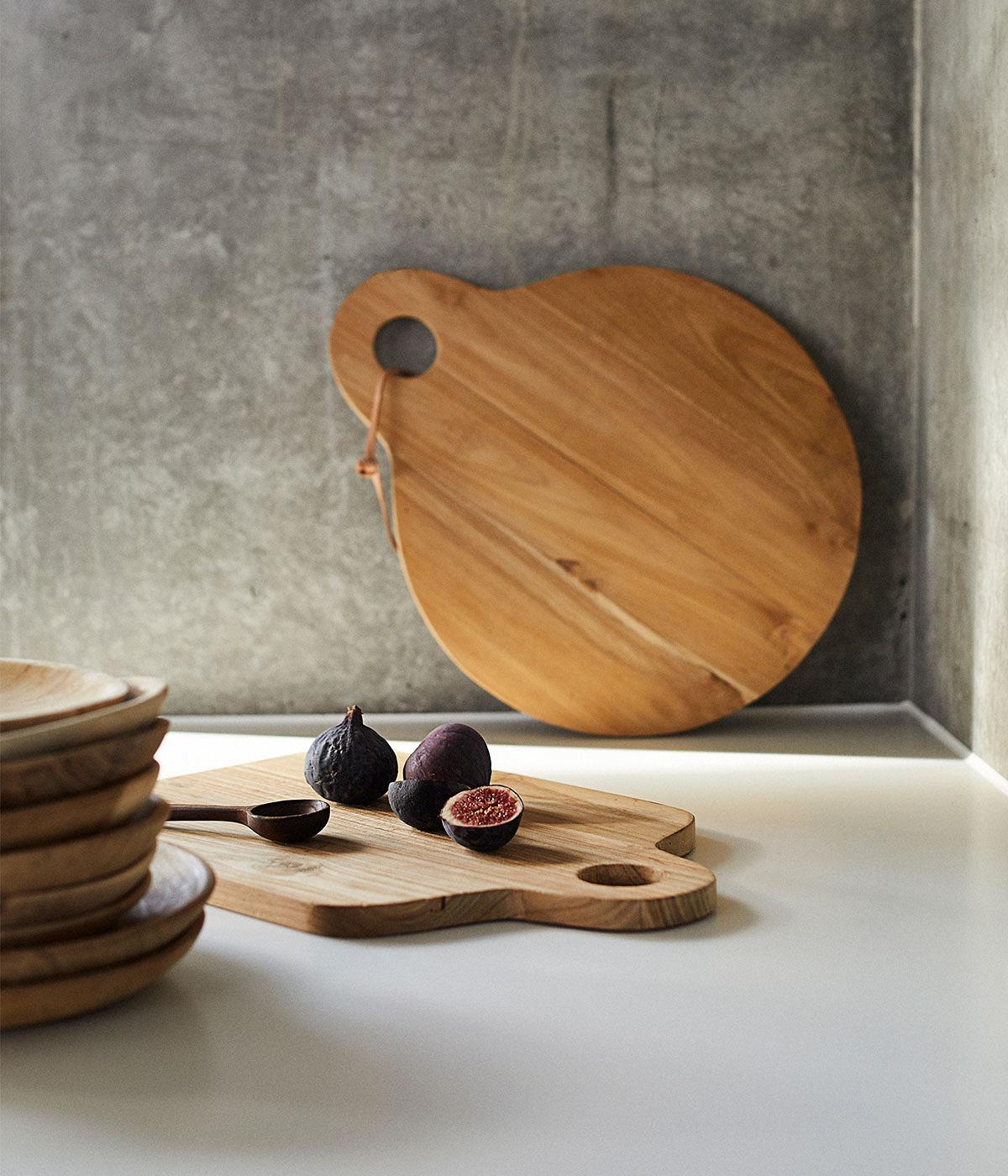 Cutting board Square Base - Nature