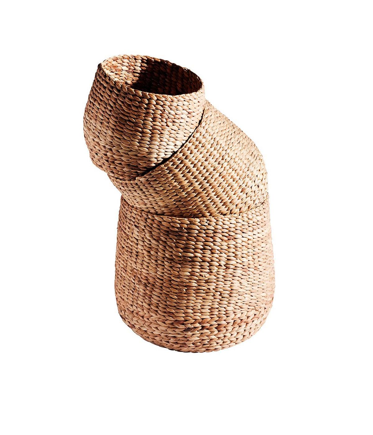 Basket Round (S+M+L) - Nature S/3 pcs. 