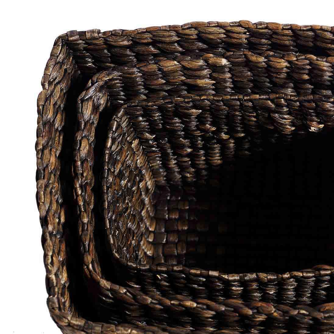 Basket Keep it all - Black  S/3 pcs.