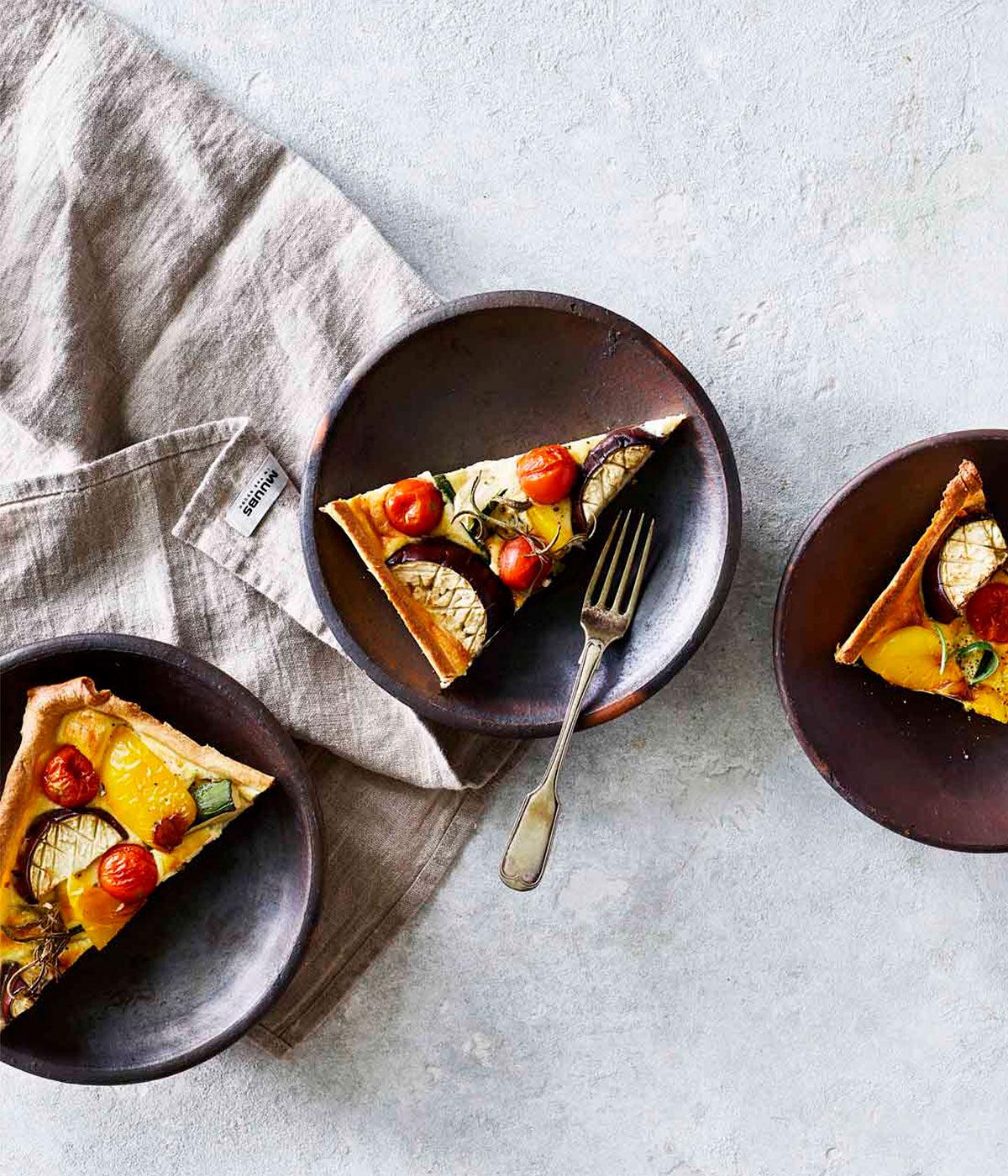 Lunch Plate Hazel Ø20 - Brown/Black