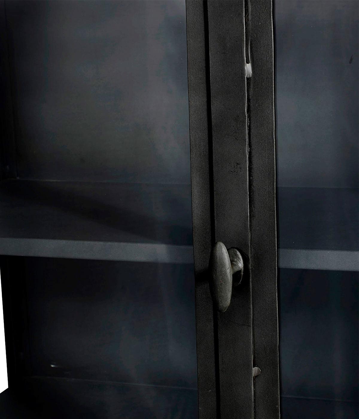 Glass Cabinet - 2 door New York - Black