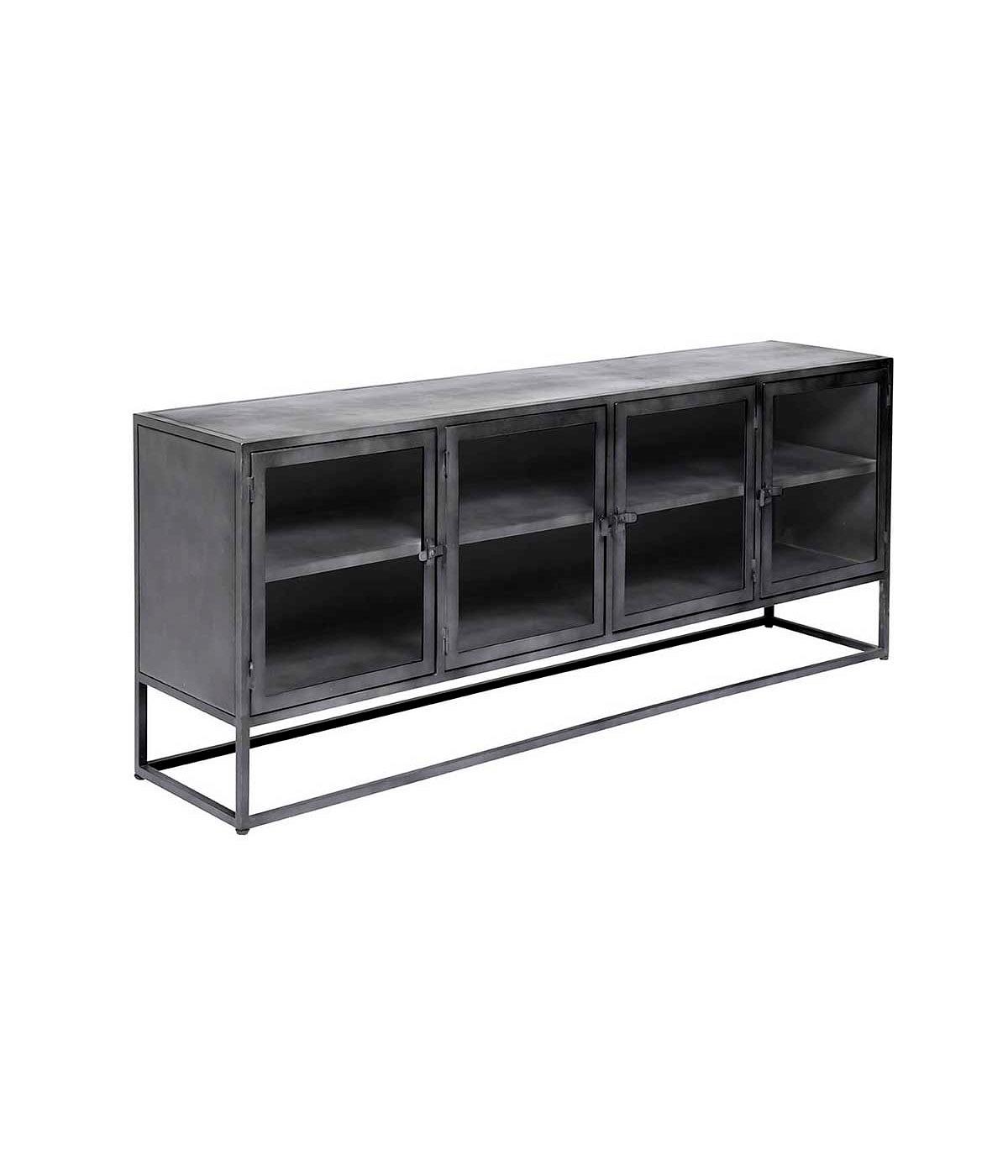 Sideboard 4-Door Boston - Black