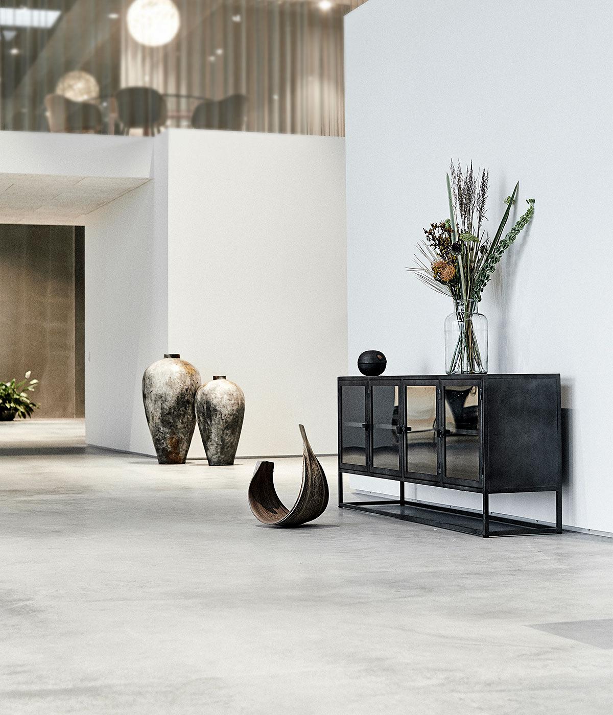 Sideboard 4-Door Boston - Black