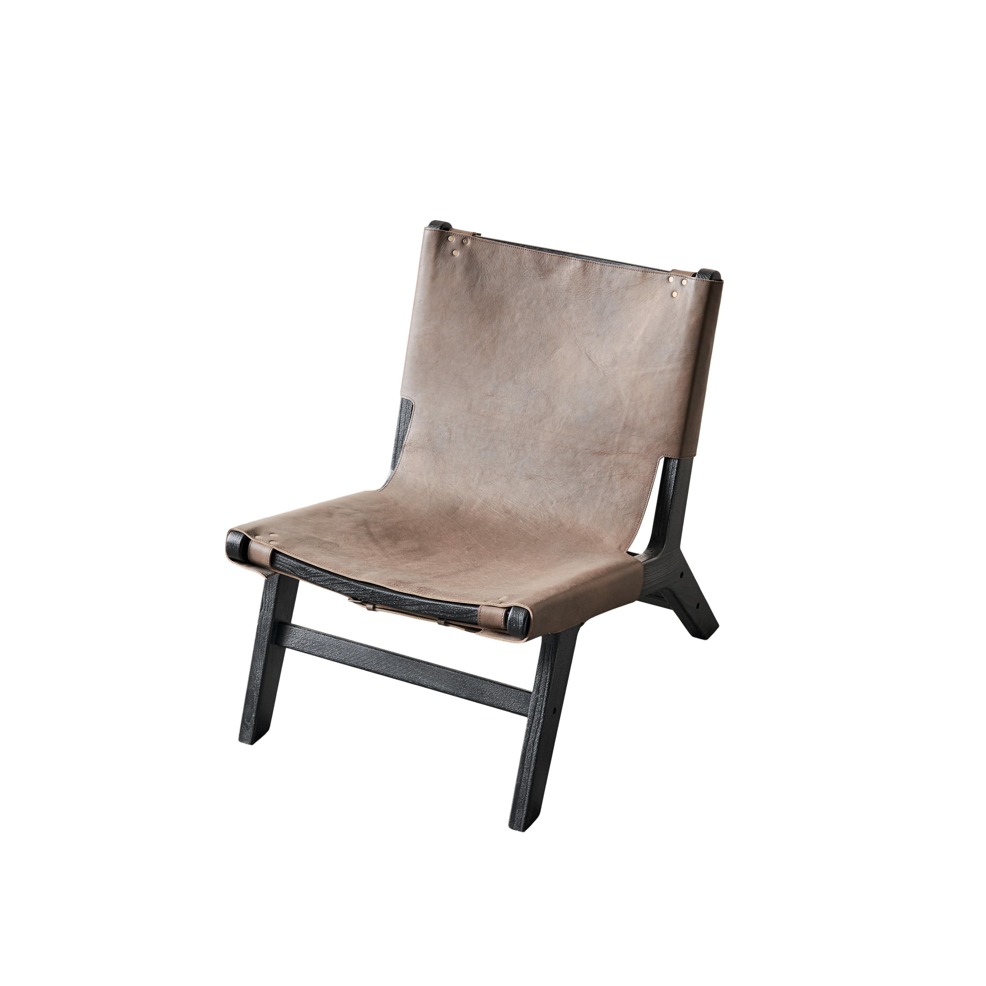Lounge chair Philosophy - Brown/Black