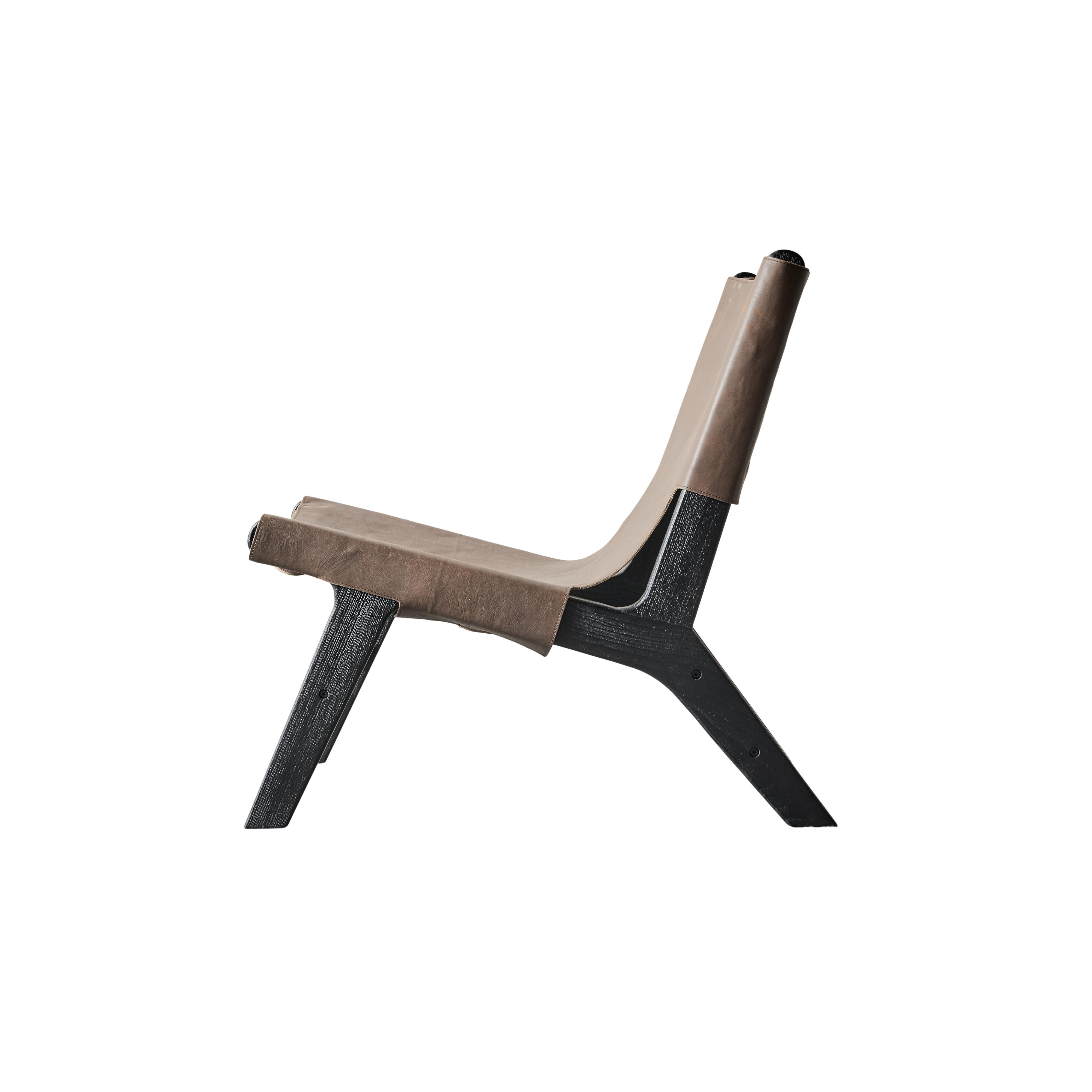 Lounge chair Philosophy - Brown/Black