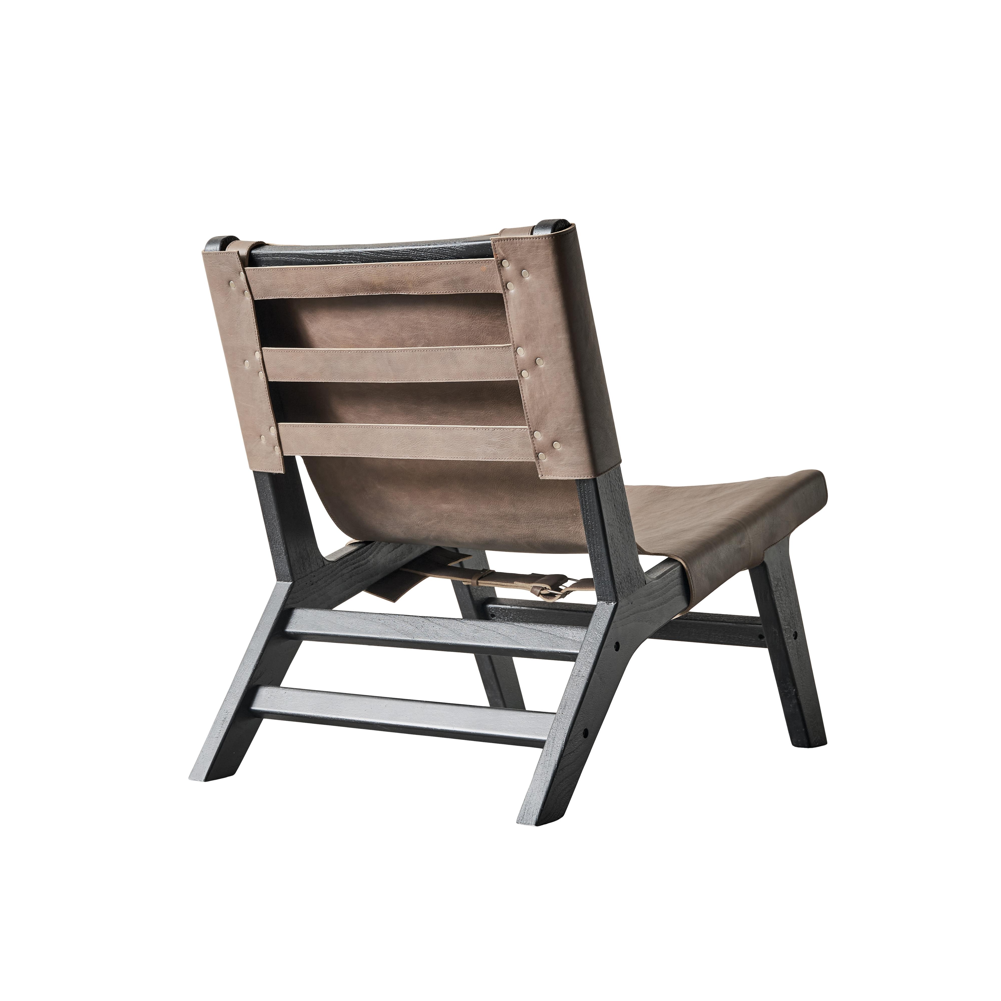 Lounge chair Philosophy - Brown/Black