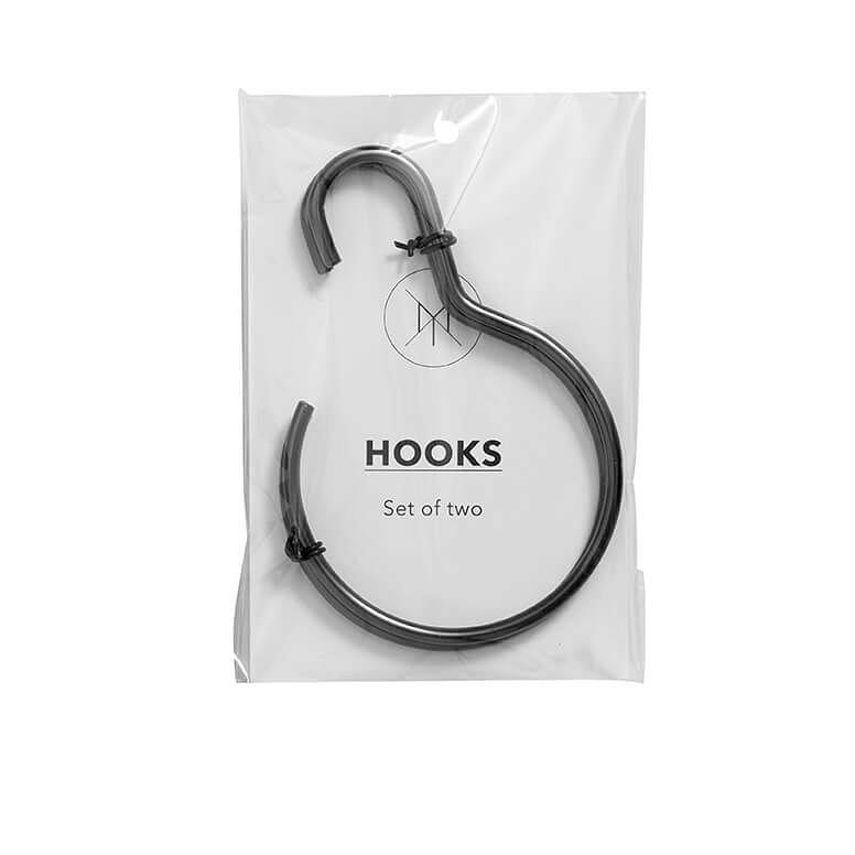 Hooks Copenhagen M - Antique nickel S/2 pcs.