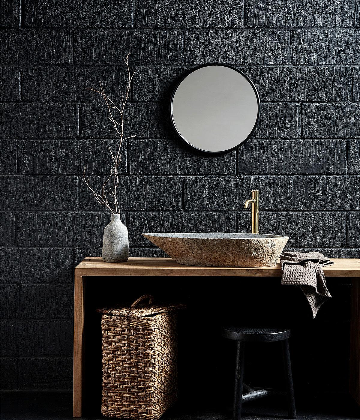 Vase Stain Large - Grey/Brown