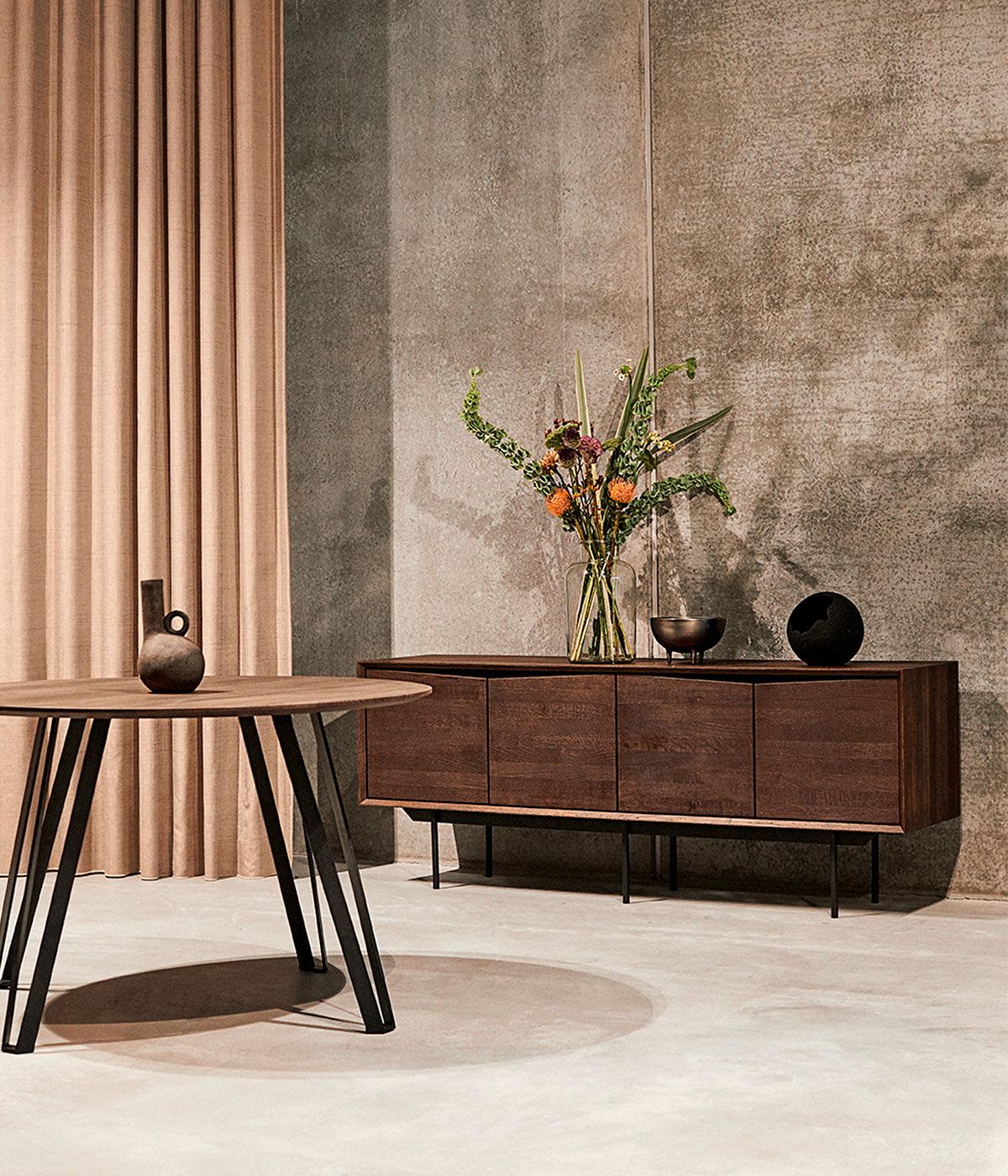 Floor lamp Crust - Mat black