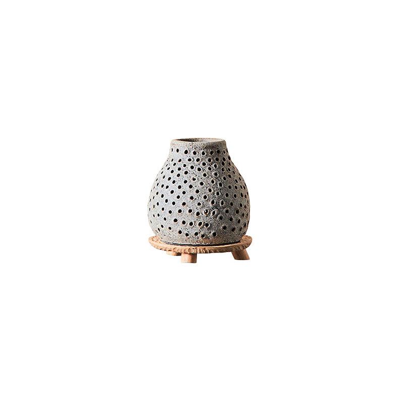 Lantern tealight Oria - Grey