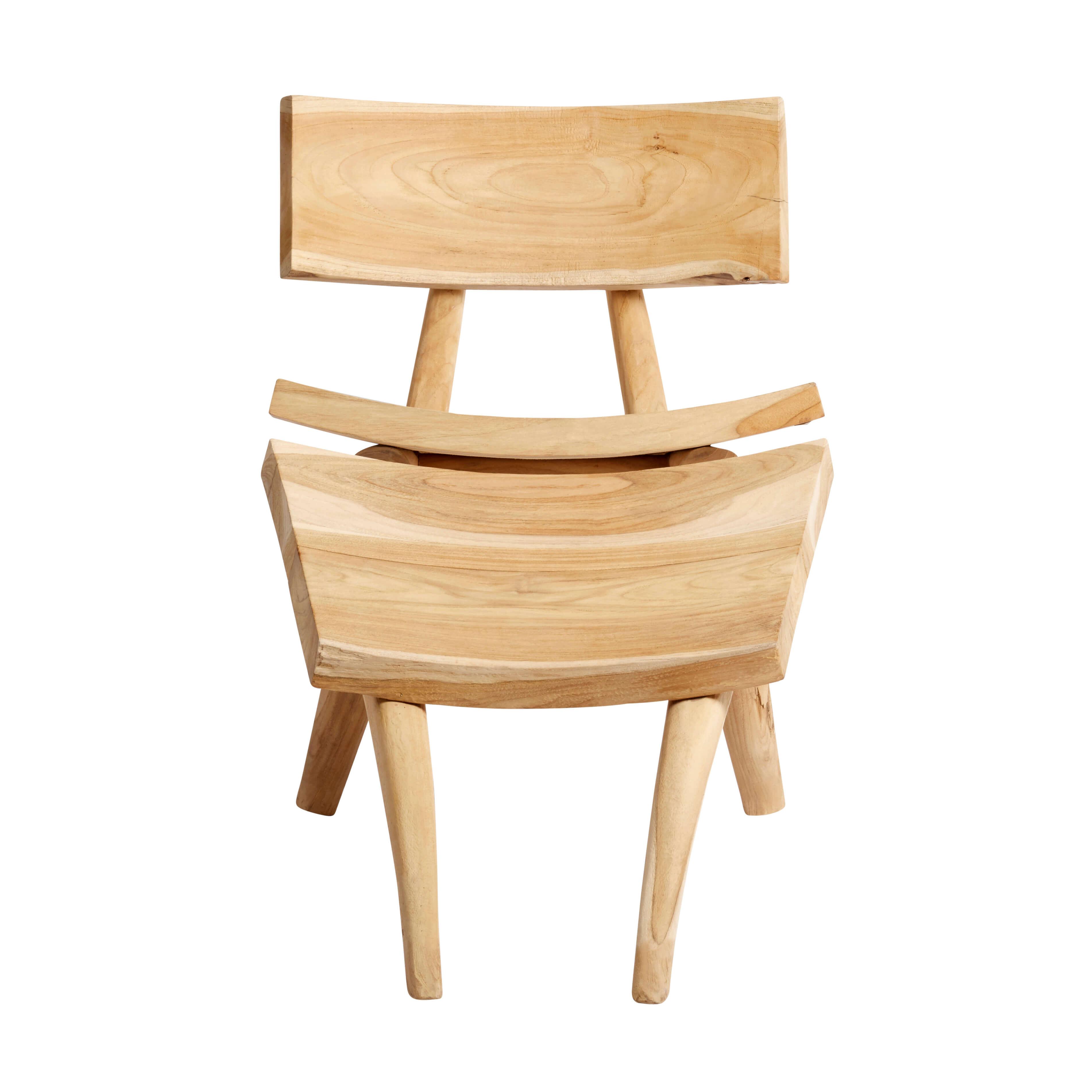 Chair and footstool set Dakota - Nature