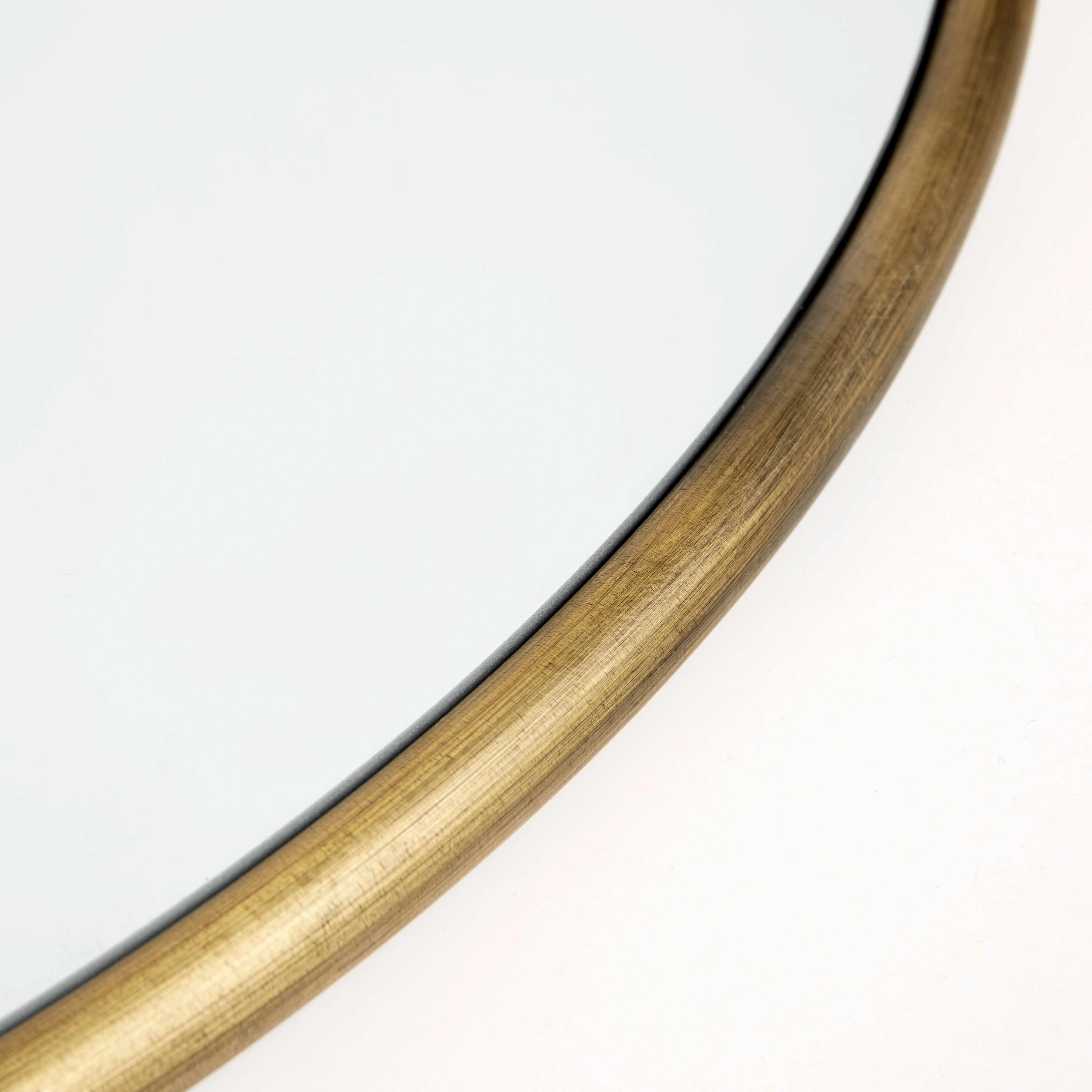 Wall mirror round Copenhagen S - Antique brass