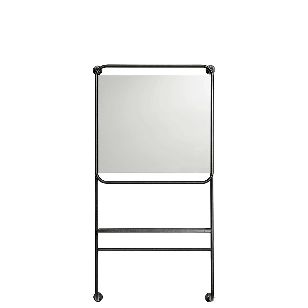 Mirror with shelf Copenhagen - Black