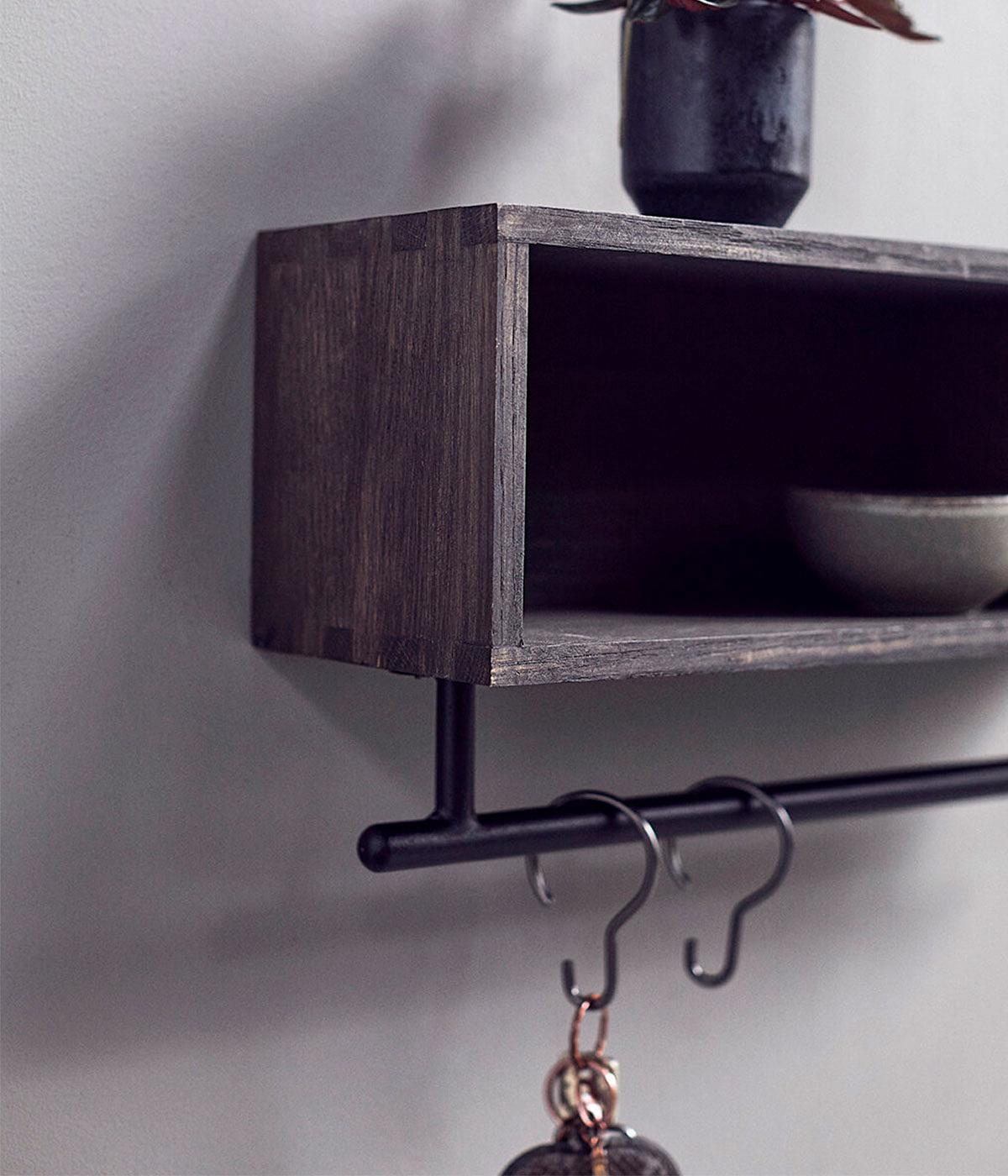 Multi shelf Chelsea S - Dark stained