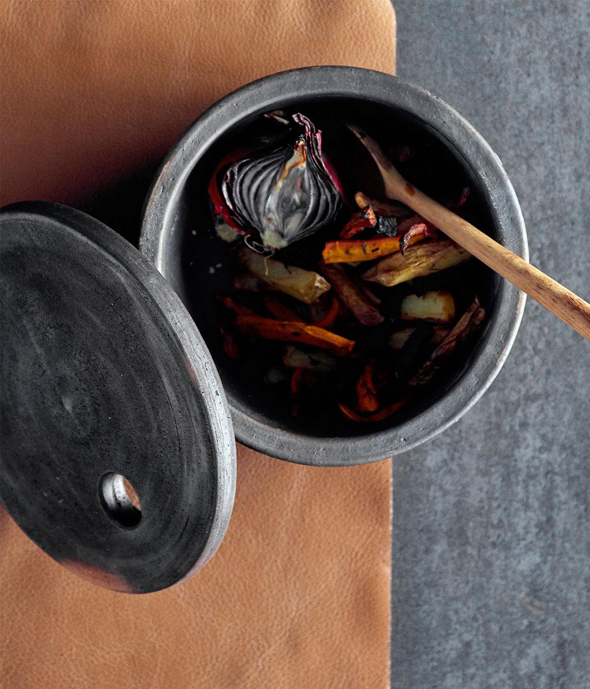 Serving bowl Hazel S - Brown/Black