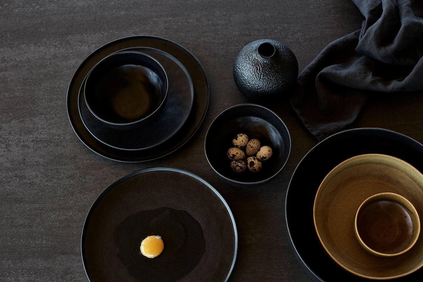 Dinner plate Ceto Ø27,5 - Anthracite