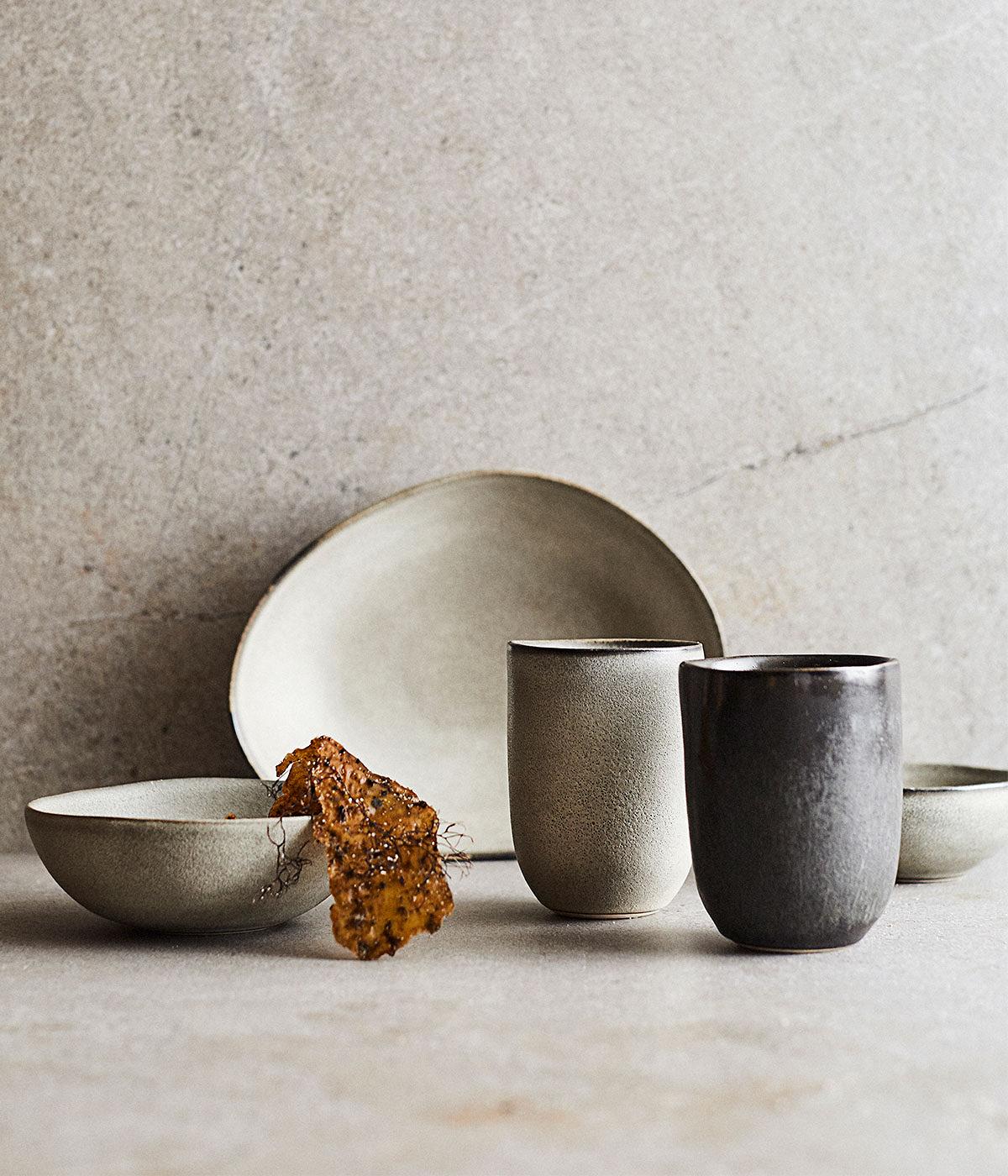 Serving bowl Mame - Oyster