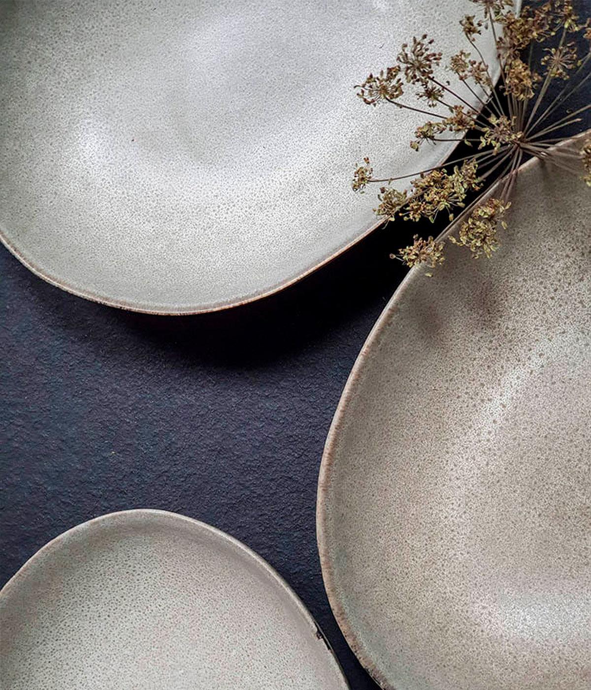 Serving bowl Mame - Oyster