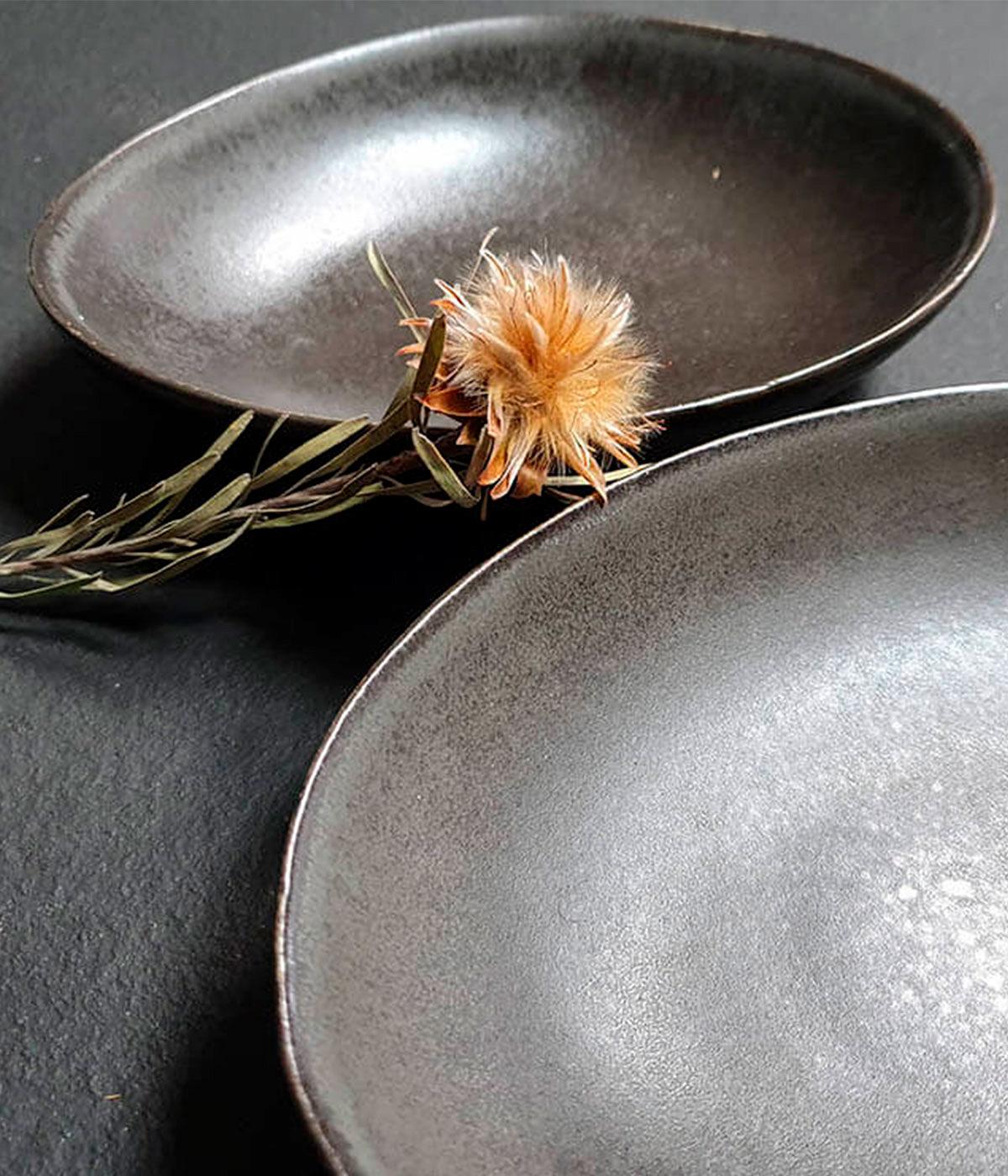 Serving bowl Mame - Coffee