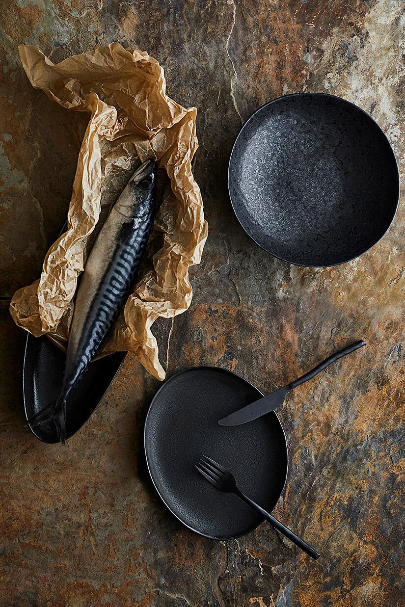 Long oval tray Mame - Coffee