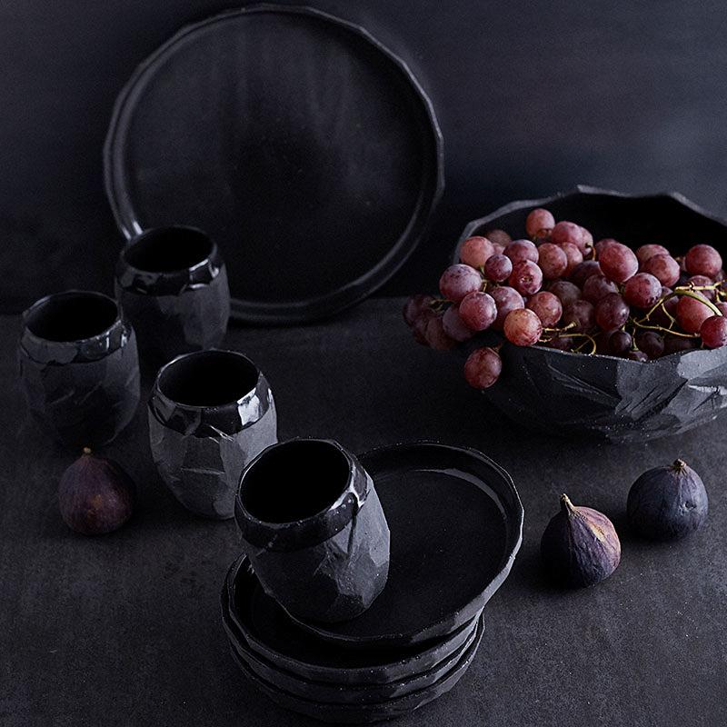 Dessert Plate Kuri Ø16 - Stone - S/2 pcs.