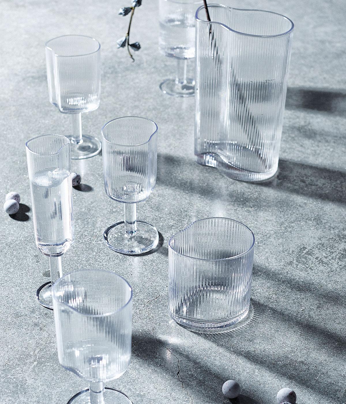 Champagne glass Ripe - Clear