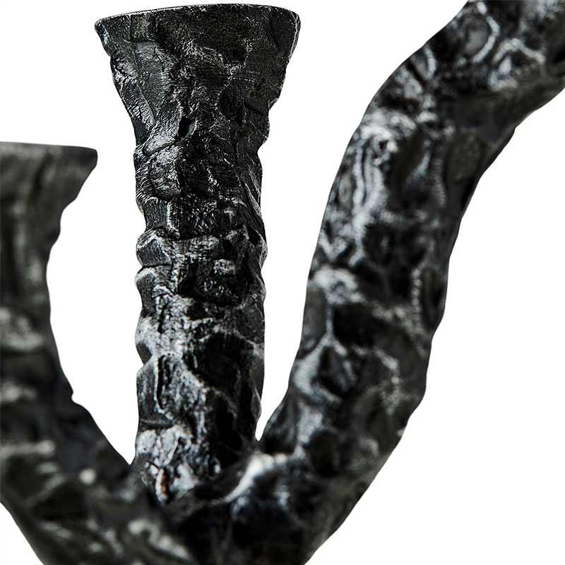 Candle holder Ava - Antique Dark Grey