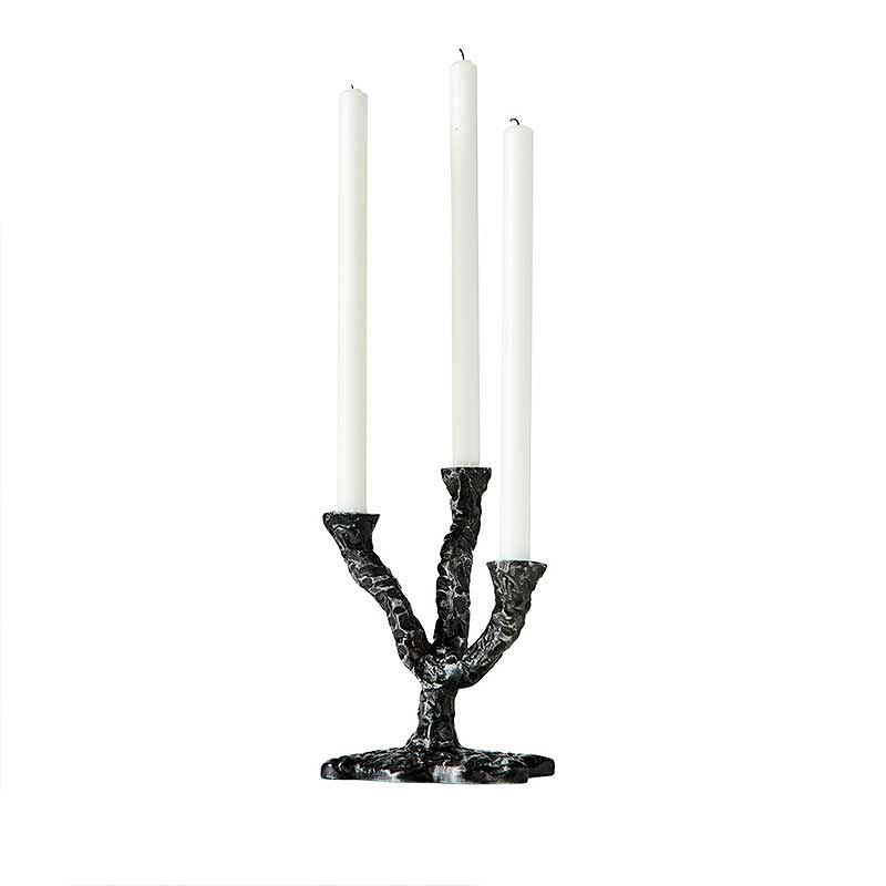 Candle holder Ava - Antique Dark Grey