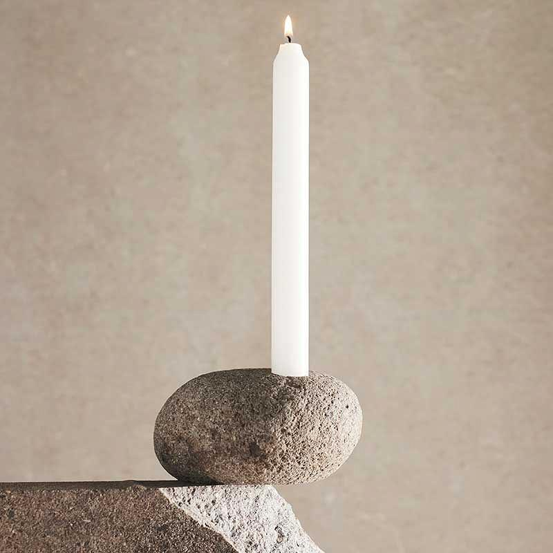 Candle holder Valley - Grey/Nature