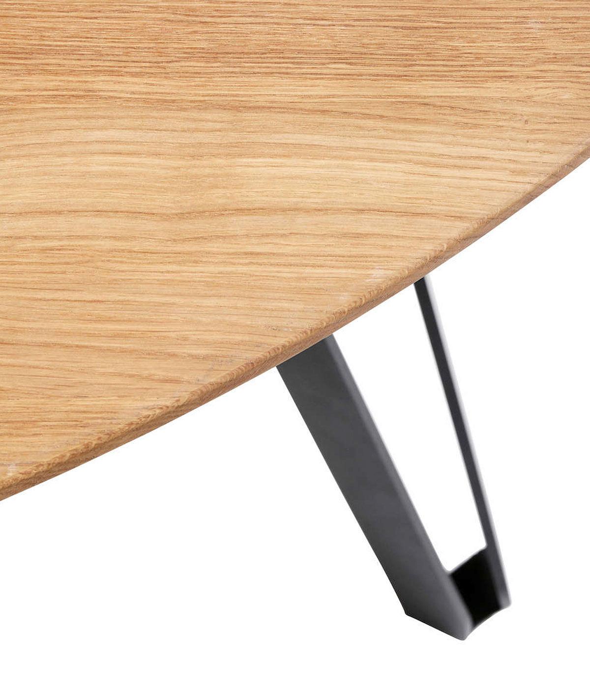 Dining table Space Natural Ø150 - Natural oil