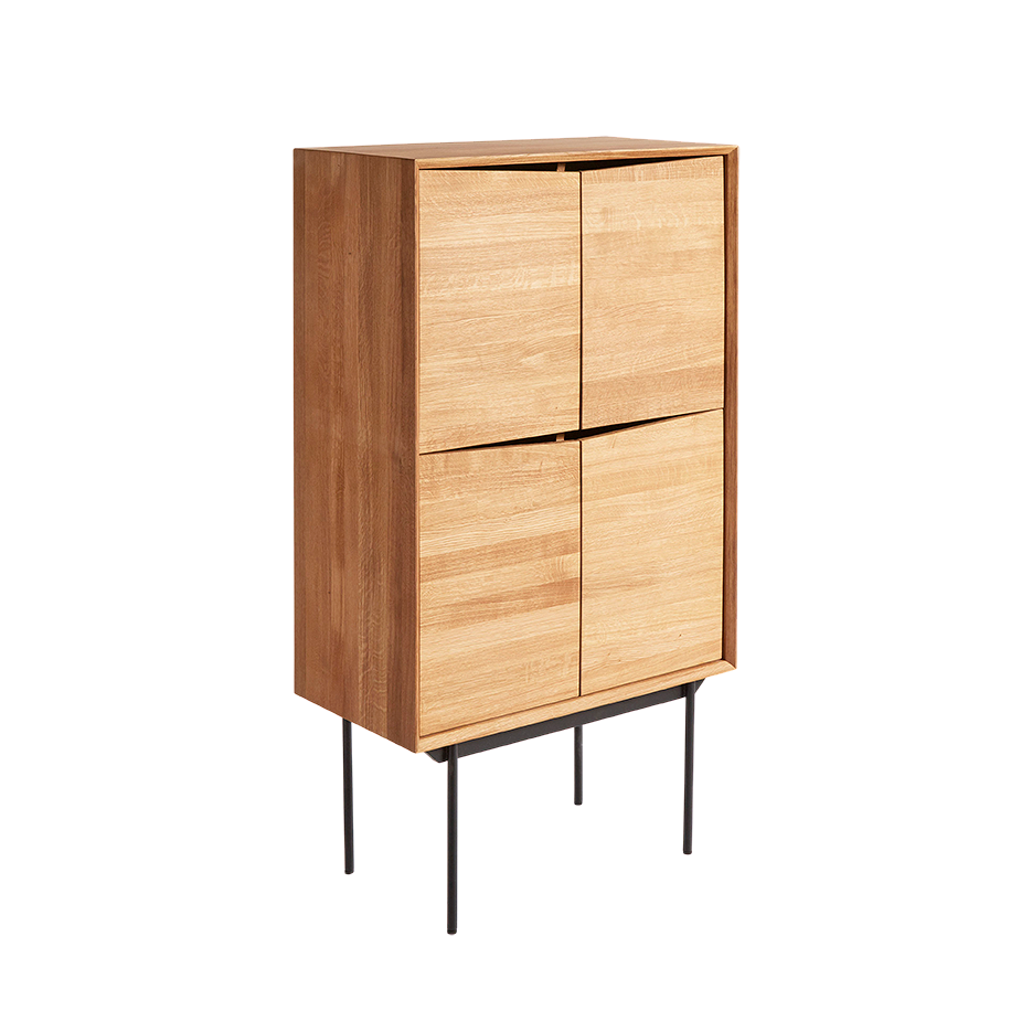 Highboard Wing , Oak Natural/oil