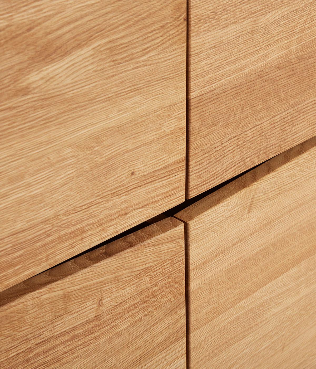 Highboard Wing , Oak Natural/oil